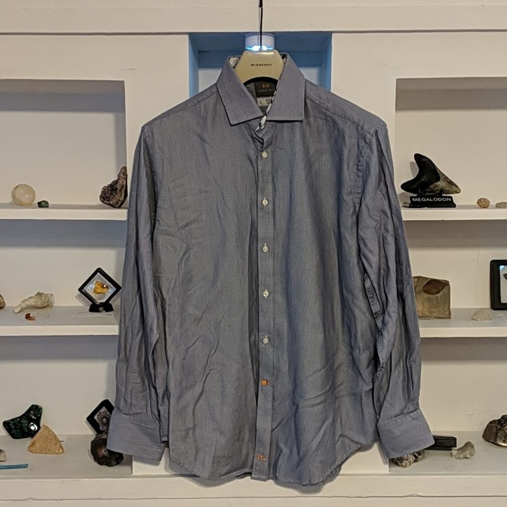 Thomas Dean - Long Sleeve Dress Shirt